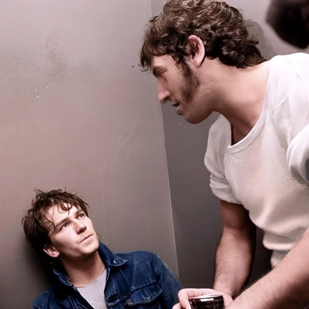 With Ronnie Spector in the late 70s.